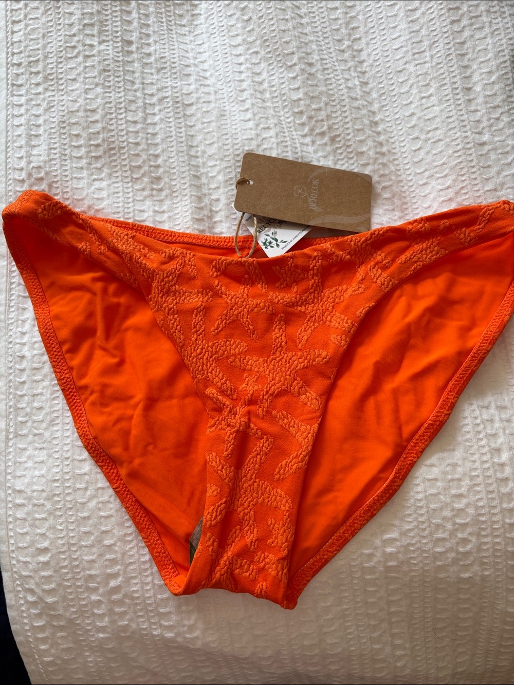 Women's Orange Starfish Bikini Bottom - Swimwear